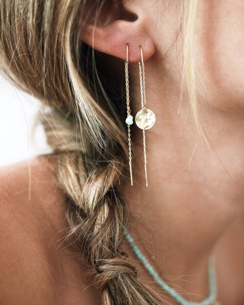 Boucles d'oreilles chaine MALIA