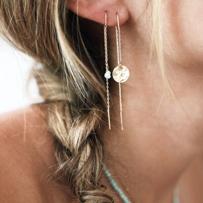 Boucles d'oreilles chaine MALIA