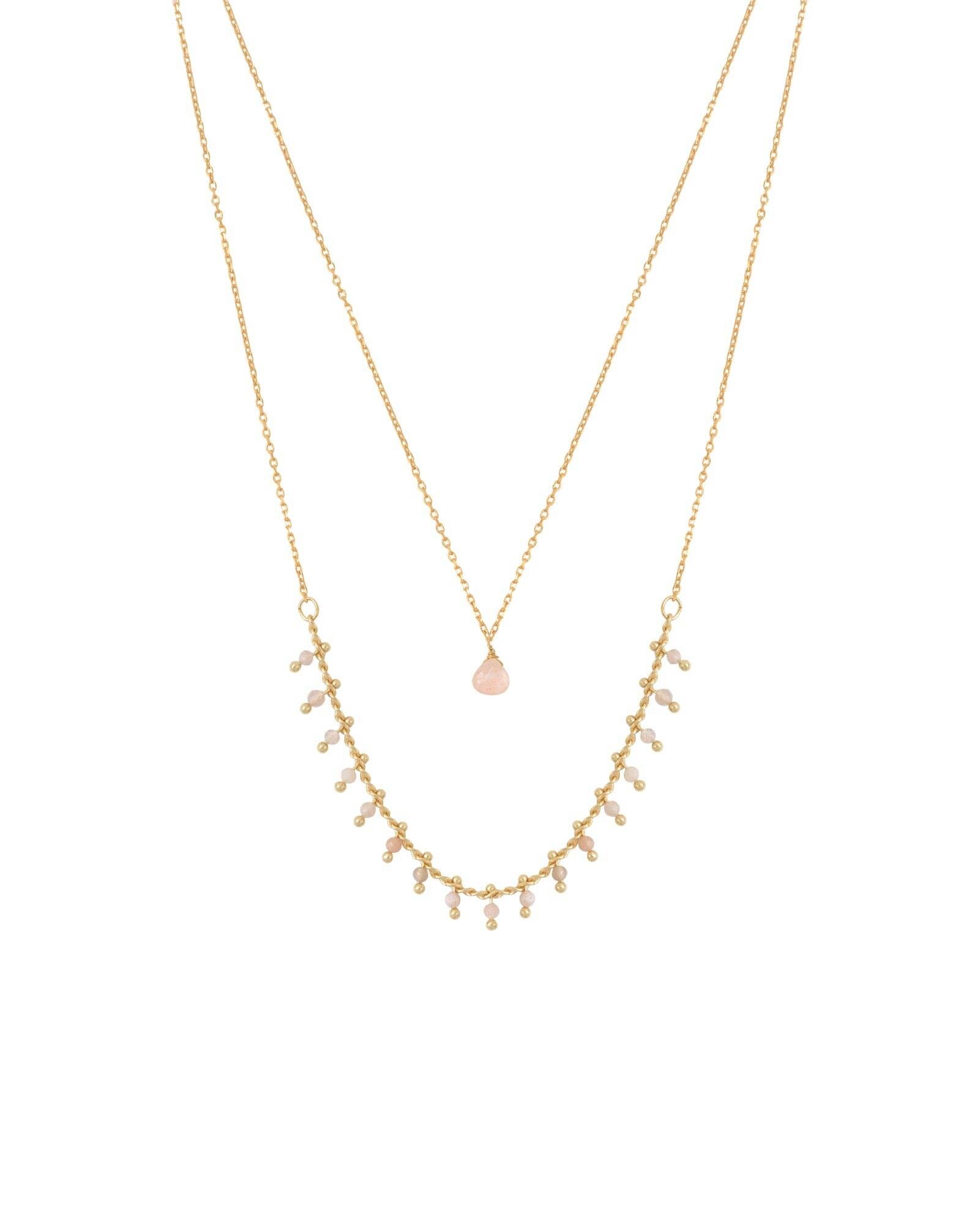 Collier double CAMELIA