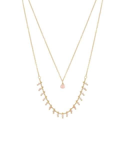 Collier double CAMELIA