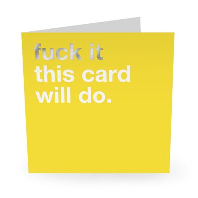 Central 23 - FUCK IT THIS CARD WILL DO