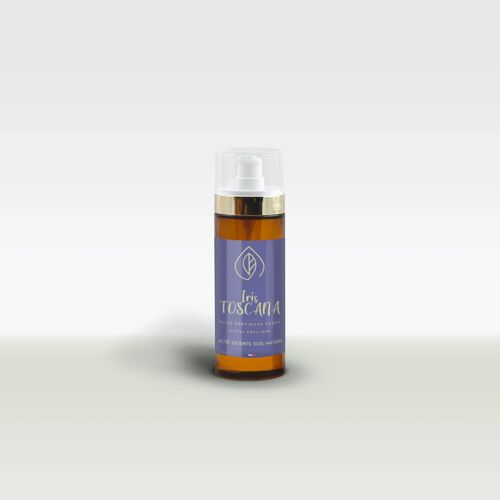 Huile massage corps iris immortelle