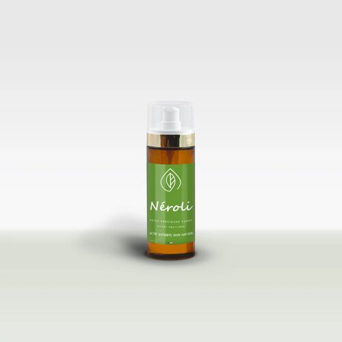 Huile massage corps neroli