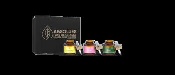 Coffret absolues signatures Pays de Grasse 100% PURES ET NATURELLES