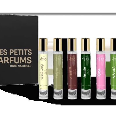 Coffret 4 petits parfums 100% naturels