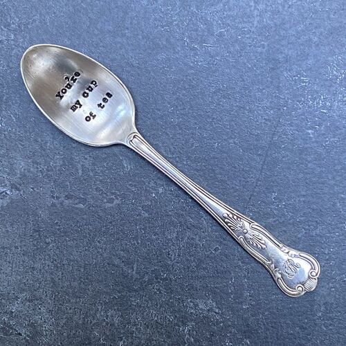 Vintage Silver Plated Spoon - You're my cup of tea