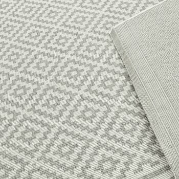 Tapis d'intérieur/extérieur Patio Diamond Grey PAT11 200x290cm 4