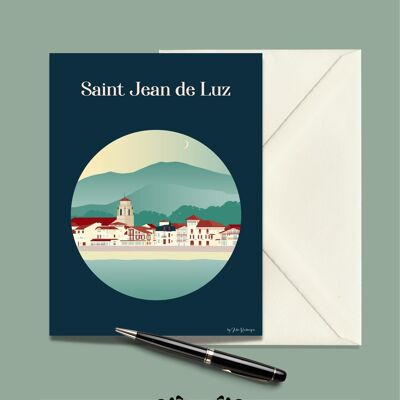 SAINT JEAN DE LUZ Cartolina - 15x21cm