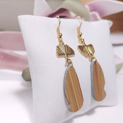 Boucles ginkgo asymétriques