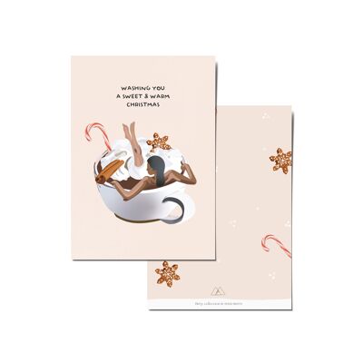 Christmas card 'Sweet & warm'