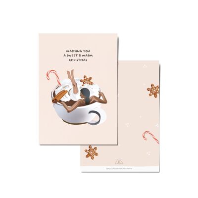 Weihnachtskarte 'Süß & Warm'