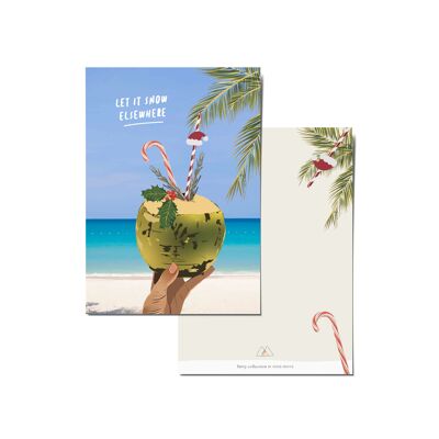 Cartolina di Natale 'Natale tropicale'