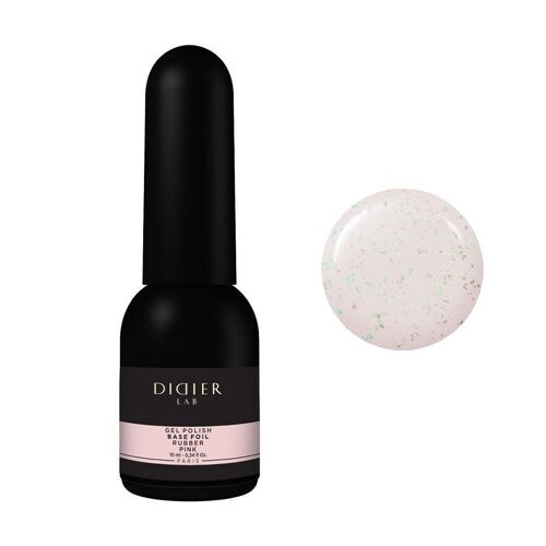 Rubber base coat "Didier Lab"  Foil, pink, 10ml