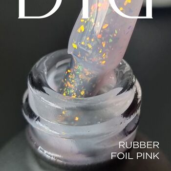 Vernis de base caoutchouc "Didier Lab" Foil, rose, 10ml 2
