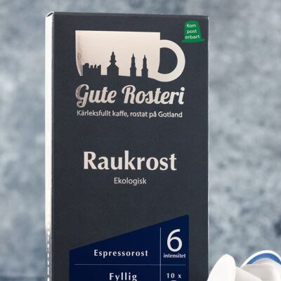 Organic and compostable Nespresso capsules - Raukrost