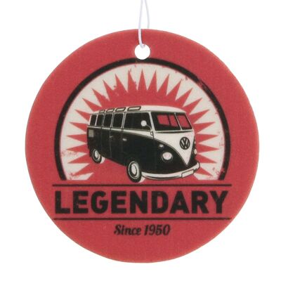 VOLKSWAGEN BUS VW T1 Bus Lufterfrischer – Vanille/Legendär/Rot