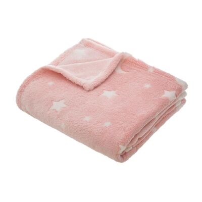 Coperta luminosa per bambini FIRMAMENTO Rosa