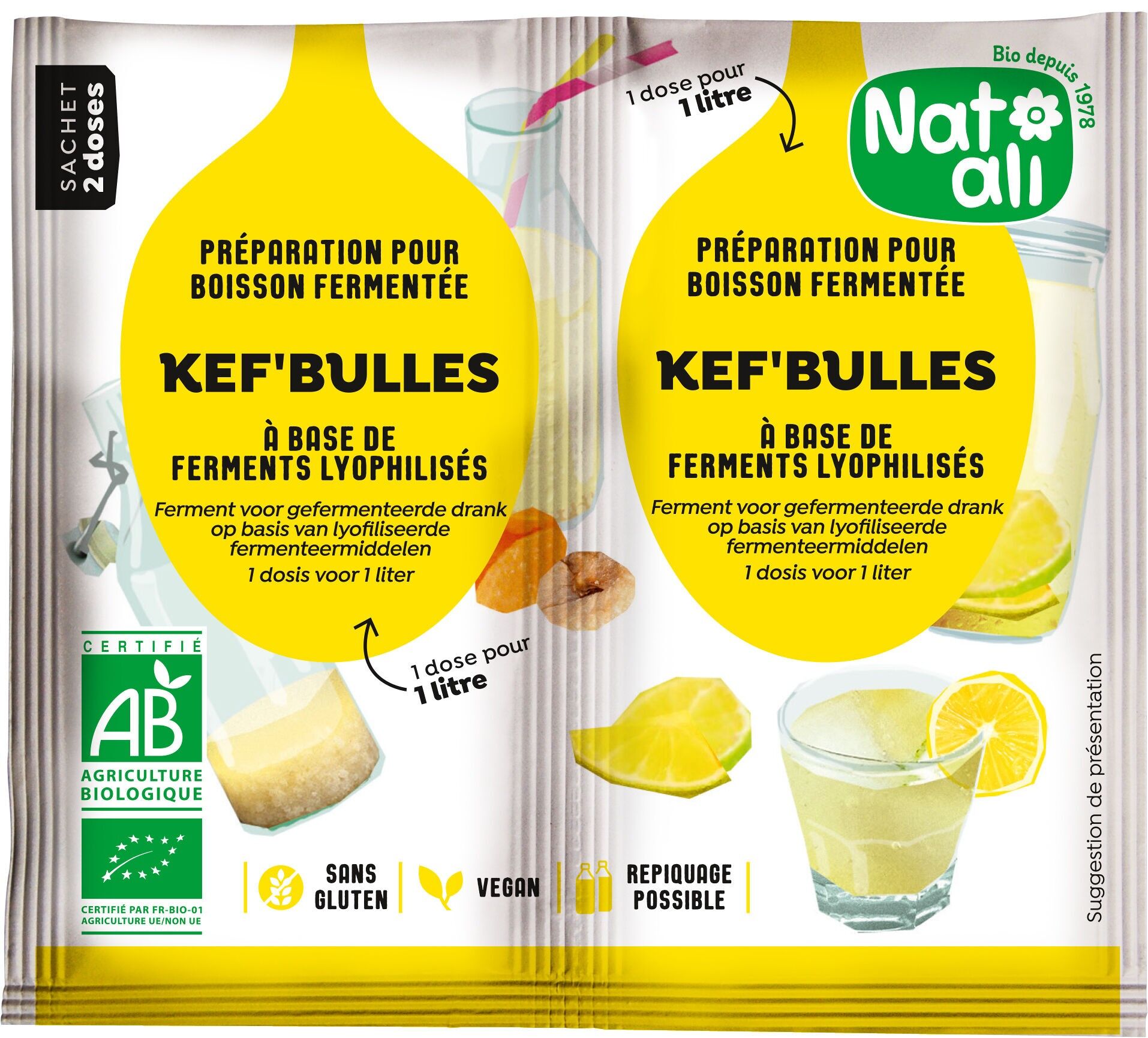 KEF BUBBLES fermentieren für fermentierte Getränke