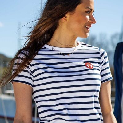 Le Marin - Women's striped organic cotton t-shirt