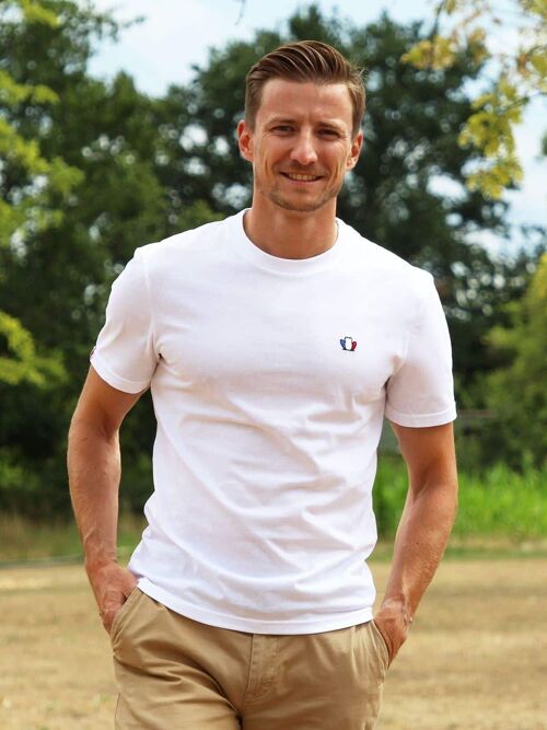 L'Authentique 3.0 - T-shirt homme coton bio blanc