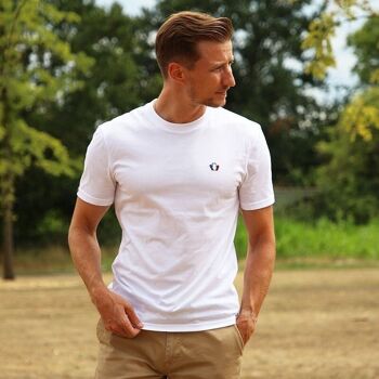 L'Authentique 3.0 - T-shirt homme coton bio blanc 3