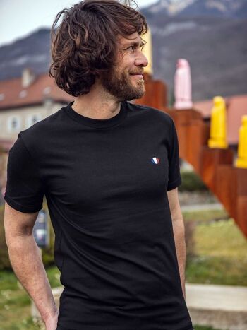 L'Authentique 3.0 - T-shirt homme coton bio noir 2