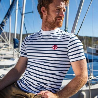 Le Marin - Striped organic cotton men's t-shirt