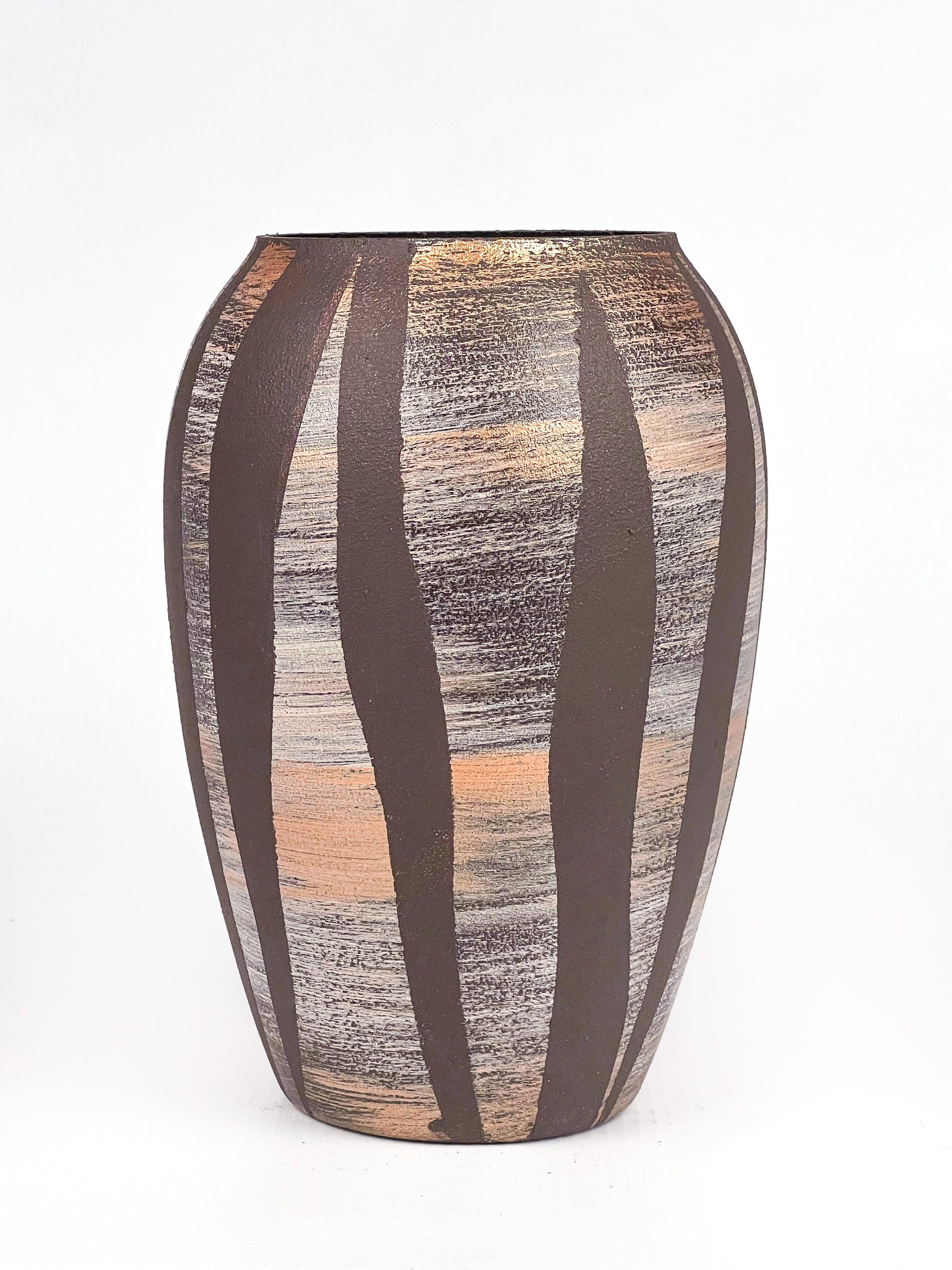 Vaso decorativo in vetro artistico 9381/200/sh103/1