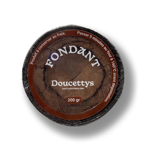Fondant au chocolat Doucettys entier surgelé - 2 personnes