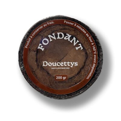 Frozen whole Doucettys chocolate fondant - 2 people