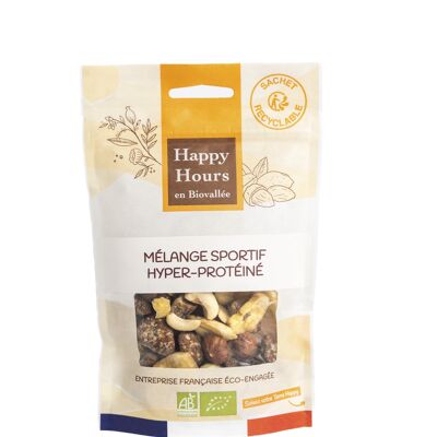Organic Hyper-Protein Sports Mix Bag (box of 8 sachets of 115g)