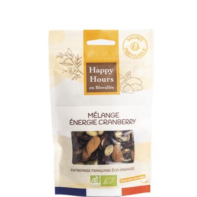 Organic Cranberry Energy Mix Bag (box of 8 bags of 115g)
