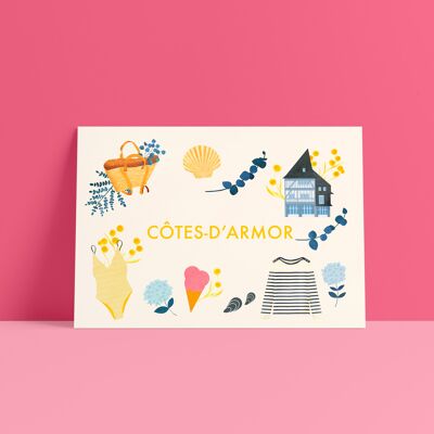 Affiche A4 - Côtes-d'Armor