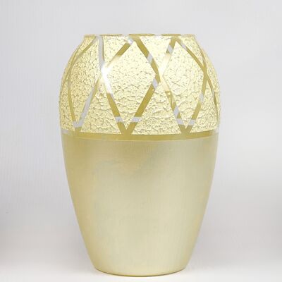 Vaso decorativo in vetro artistico 9381/200/sh167