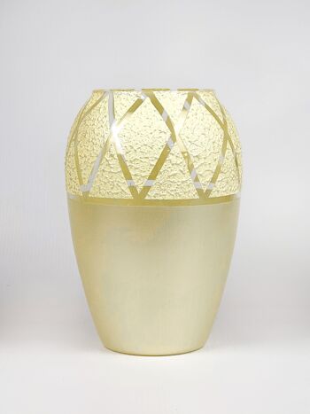 Vase en verre décoratif d'art 9381/200/sh167