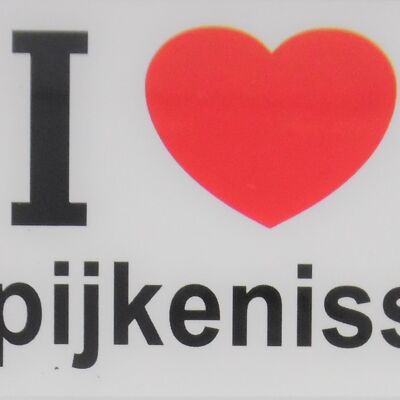 Magneet I love Spijkenisse