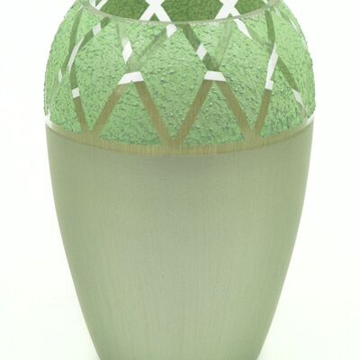 Vase en verre décoratif d'art 9381/200/sh167.1