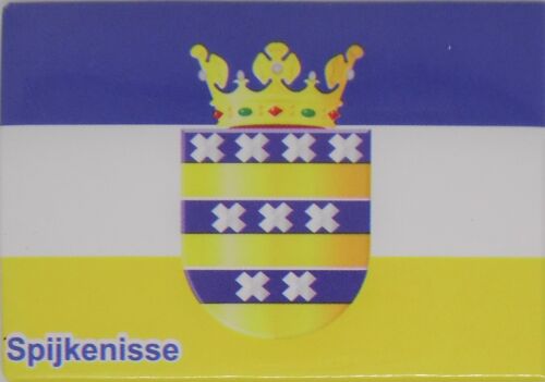 Magneet Spijkenisse vlag met wapen