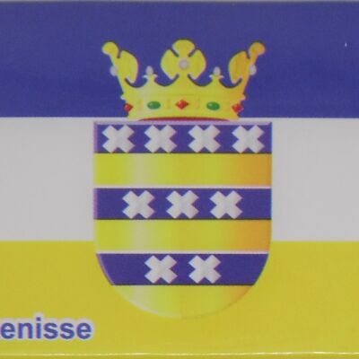 Magneet Spijkenisse vlag met wapen