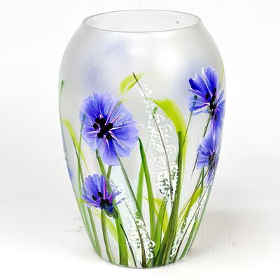 Vase en verre décoratif d'art 9381/200/sh174