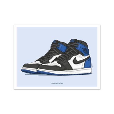 Need More Jordan 1 Fragment Art Print