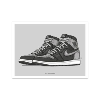 Need More Jordan 1 Shadow Art Print