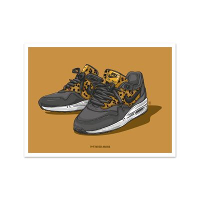 Need More Air Max 1 Beast Art Print