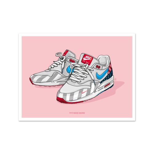 Need More Air Max 1 Parra Art Print