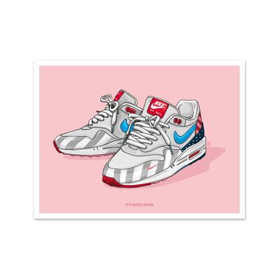 Benötigen Sie mehr Air Max 1 Parra Kunstdruck