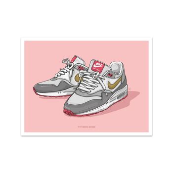 Besoin de plus de pack Air Max 1 Rose Impression artistique