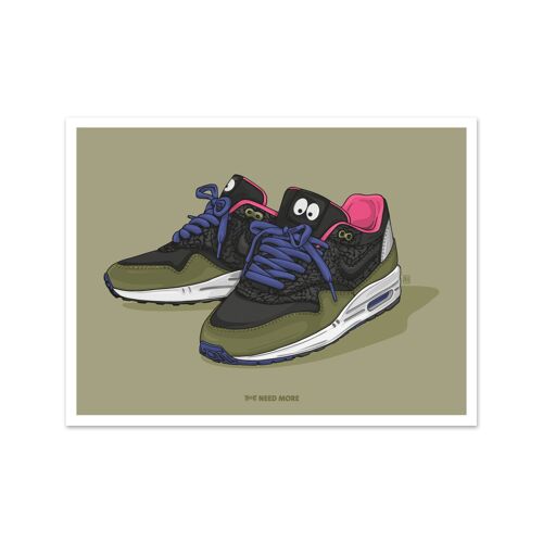 Need More Air Max 1 Plus +41 Art Print