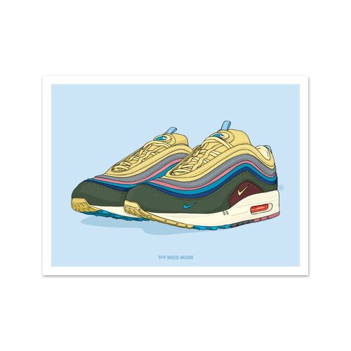 Need More Air Max 1/97 Sean Wotherspoon Art Print