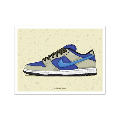 Need More Nike SB Dunk Low ACG Celadon Art Print