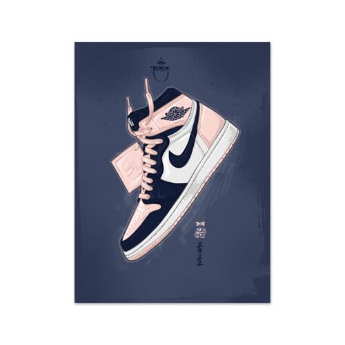 Name Air Jordan 1 Atmosphere Art Print